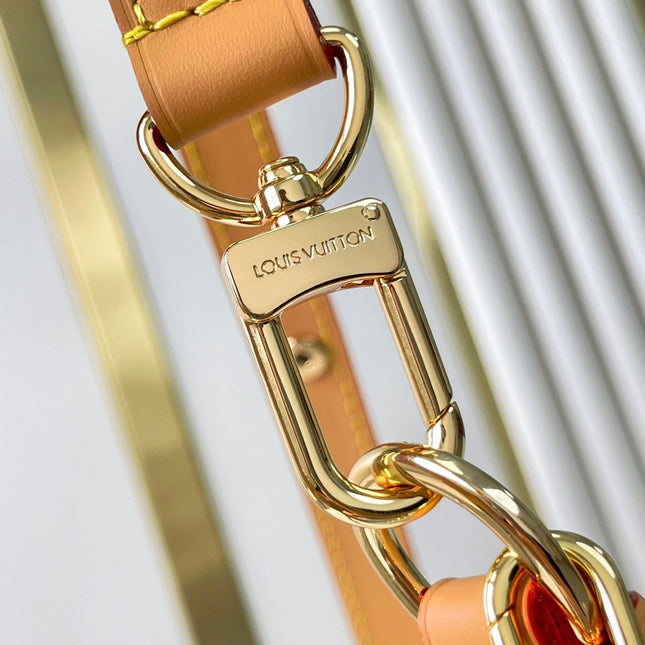 LOOP 29 IN BLUE MONOGRAM DENIM GOLD HARDWARE