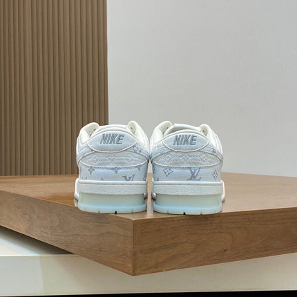 AIR TRAINER IN WHITE CALFKSIN