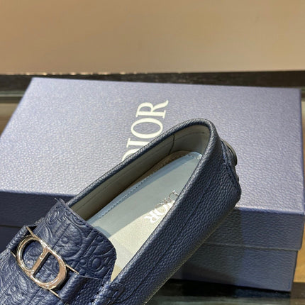 CD ODÉON LOAFER COBALT CALFSKIN