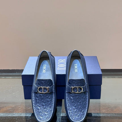 CD ODÉON LOAFER COBALT CALFSKIN