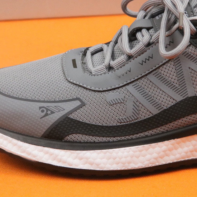 PRA SNEAKER IN GREY BREATHABLE KNIT FABRIC