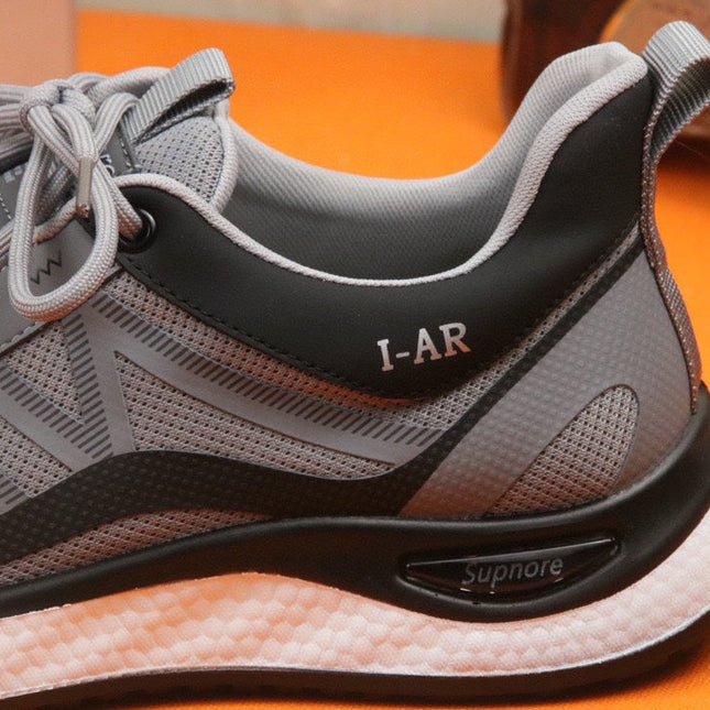 PRA SNEAKER IN GREY BREATHABLE KNIT FABRIC