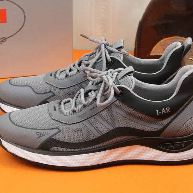 PRA SNEAKER IN GREY BREATHABLE KNIT FABRIC