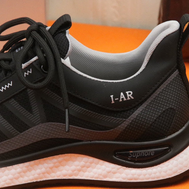PRA SNEAKER IN BLACK BREATHABLE KNIT FABRIC