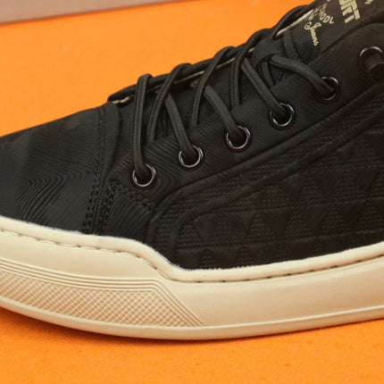 PRA SNEAKER IN BLACK CARO SUEDE CALFSKIN