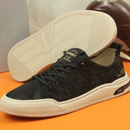 PRA SNEAKER IN BLACK CARO SUEDE CALFSKIN