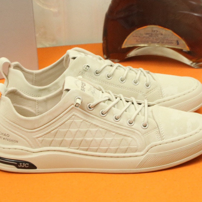 PRA SNEAKER IN BEIGE CARO SUEDE CALFSKIN