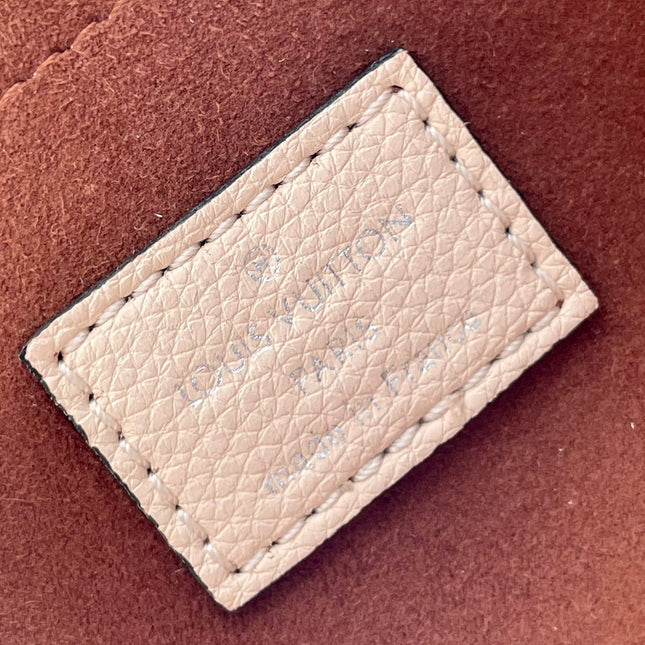 HAND IT ALL PM 29 IN BEIGE MONOGRAM PERFORATE CALFSKIN SILVER HARDWARE