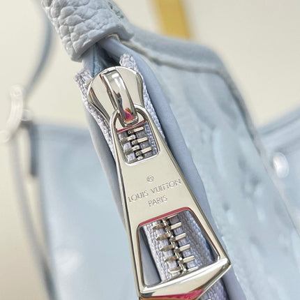 CARRYALL PM 29 IN BEAU BLUE MONOGRAM EMPREINTE LEATHER