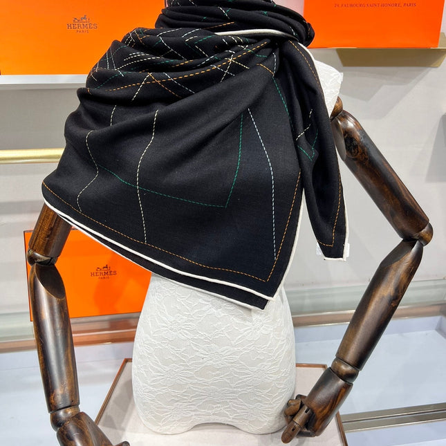 SCARF 135 CM BLACK 387968