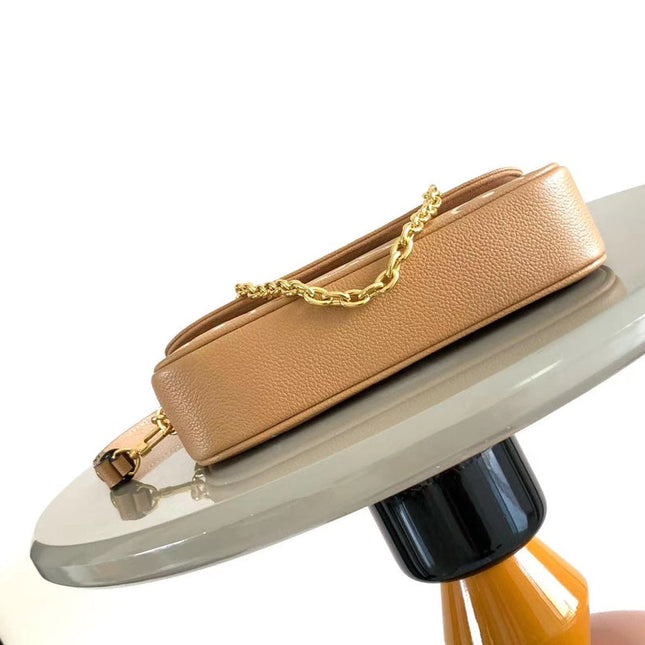 IVY 23 IN ARIZONA CREAM MONOGRAM EMPREINTE LEATHER GOLD HARDWARE