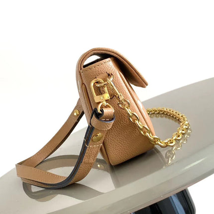 IVY 23 IN ARIZONA CREAM MONOGRAM EMPREINTE LEATHER GOLD HARDWARE