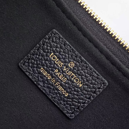 LIV POCHETTE 24 IN BLACK MONOGRAM EMPREINTE LEATHER GOLD HARDWARE