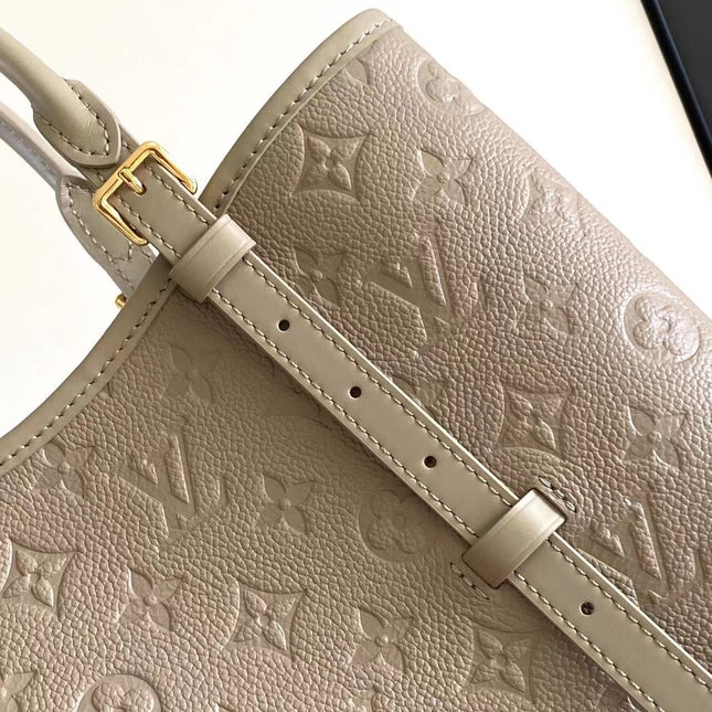 BABYLONE TOTE MM 39 IN TOURTERELLE MONOGRAM EMPREINTE LEATHER