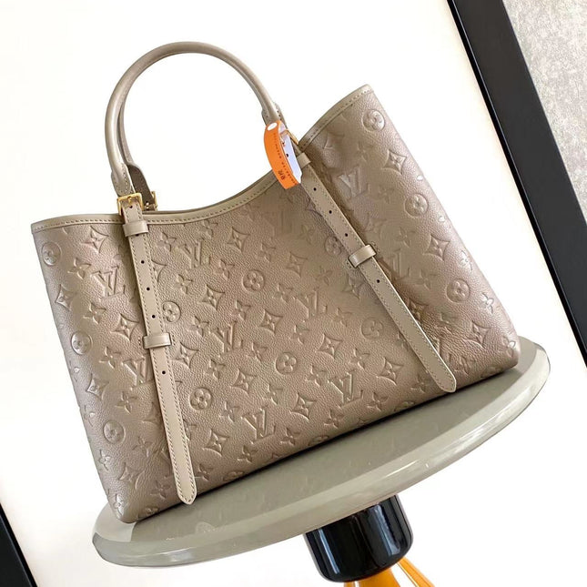 BABYLONE TOTE MM 39 IN TOURTERELLE MONOGRAM EMPREINTE LEATHER