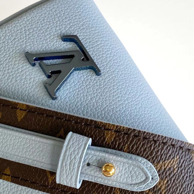 SPEEDY BANDOULIÈRE 18 IN BLUE HOUR CALFSKIN