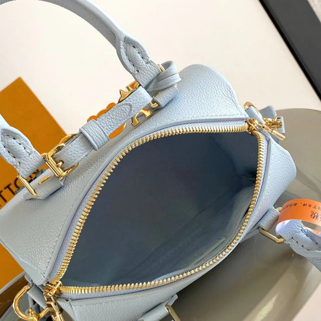 SPEEDY BANDOULIÈRE 18 IN BLUE HOUR CALFSKIN