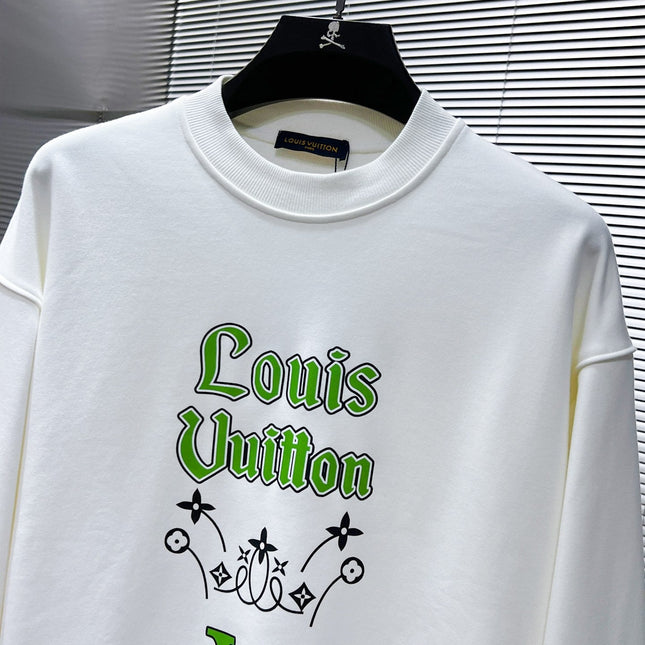 LV SWEATER IN WHITE POLYAMIDE FABRIC 238800