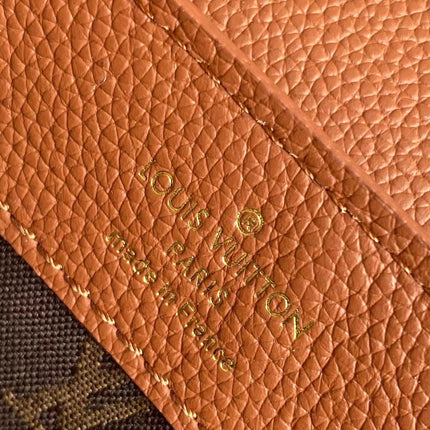 DAUPHINE SOFT MM 24 IN COGNAC CALFSKIN GOLD HARDWARE