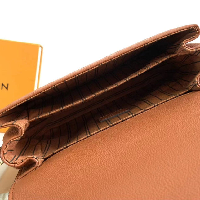 POCHETTE MÉTIS 25 IN COGNAC MONOGRAM EMPREINTE LEATHER GOLD HARDWARE