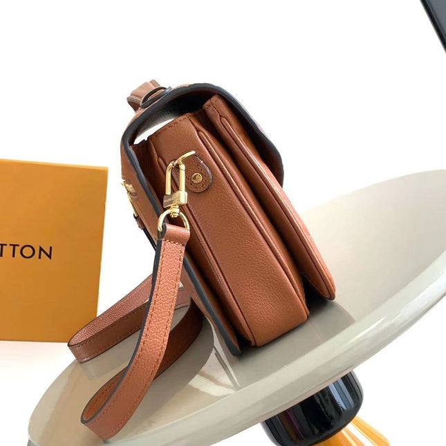 POCHETTE MÉTIS 25 IN COGNAC MONOGRAM EMPREINTE LEATHER GOLD HARDWARE