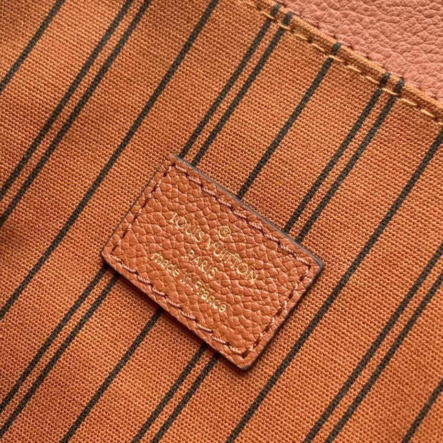 POCHETTE MÉTIS 25 IN COGNAC MONOGRAM EMPREINTE LEATHER GOLD HARDWARE