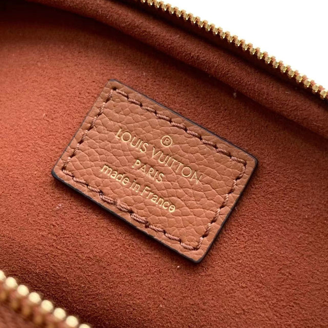 MINI BUMBAG 17 IN COGNAC MONOGRAM EMPREINTE LEATHER GOLD HARDWARE