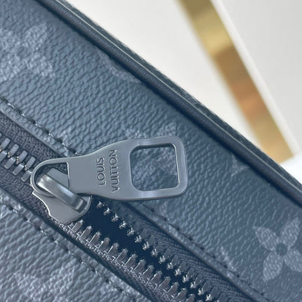 MINI SOFT TRUNK 18 IN GUN METAL MONOGRAM ECLIPSE CANVAS