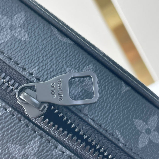 MINI SOFT TRUNK 18 IN GUN METAL MONOGRAM ECLIPSE CANVAS