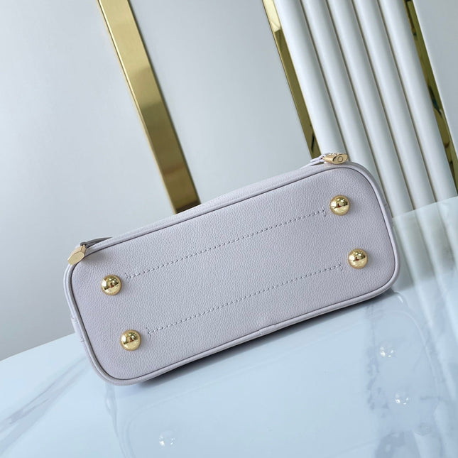 FLORE 28 IN WHITE PERFORATED CALFSKIN