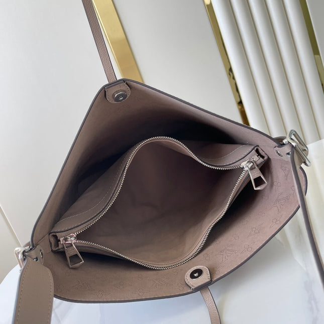 FLORE 28 IN GALET PERFORATED CALFSKIN