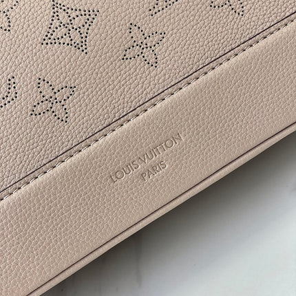 FLORE 28 IN GALET PERFORATED CALFSKIN