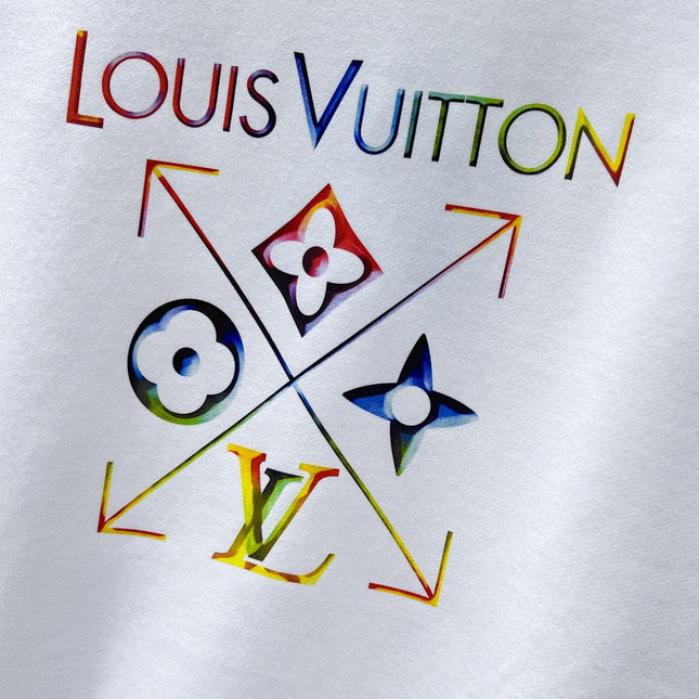 LV SWEATER IN WHITE COTTON 238811