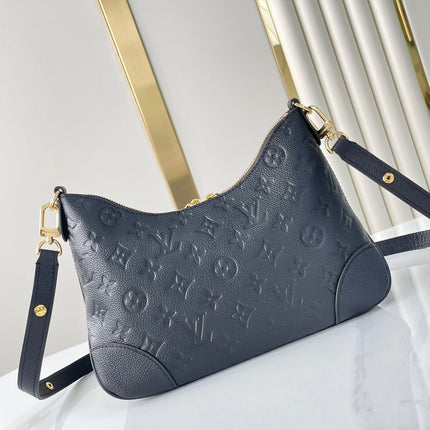 BOULOGNE 29 IN BLACK MONOGRAM EMPREINTE LEATHER GOLD HARDWARE