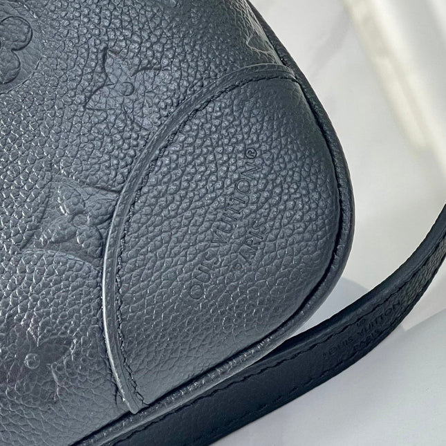 BOULOGNE 29 IN BLACK MONOGRAM EMPREINTE LEATHER GOLD HARDWARE