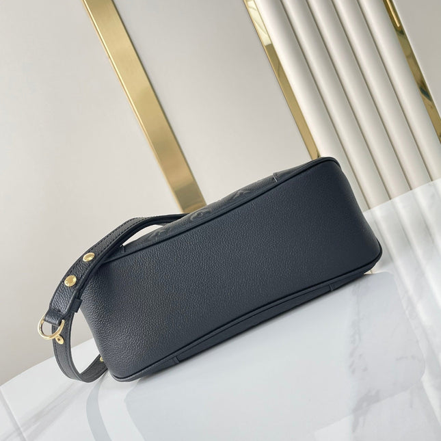 BOULOGNE 29 IN BLACK MONOGRAM EMPREINTE LEATHER GOLD HARDWARE