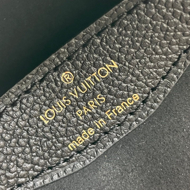 BOULOGNE 29 IN BLACK MONOGRAM EMPREINTE LEATHER GOLD HARDWARE