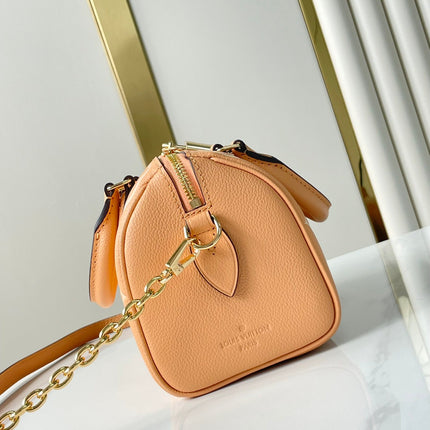 SPEEDY BANDOULIÈRE 20 IN ARIZONA CREAM MONOGRAM EMPREINTE LEATHER