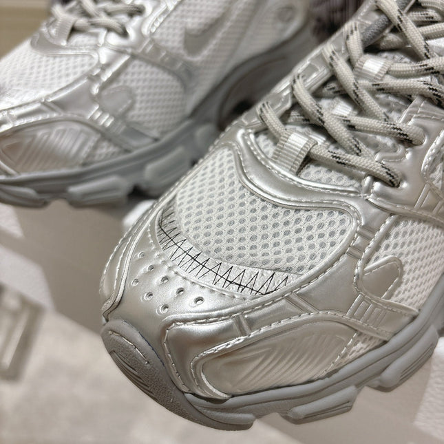 DIOR 25S CHRONO SNEAKER 45MM IN MESH WITH SILVER CALFSKIN