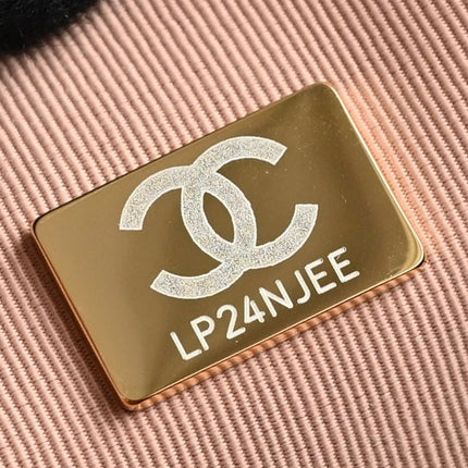 CHANEL 25S VANITY CASE 23 CM IN LIGHT BROWN LAMBSKIN