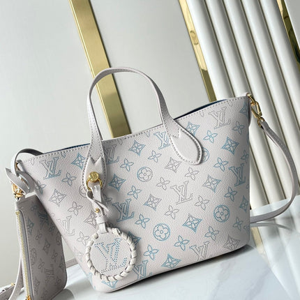 BLOSSOM PM 20 IN BLUME PERFORATED CALFSKIN