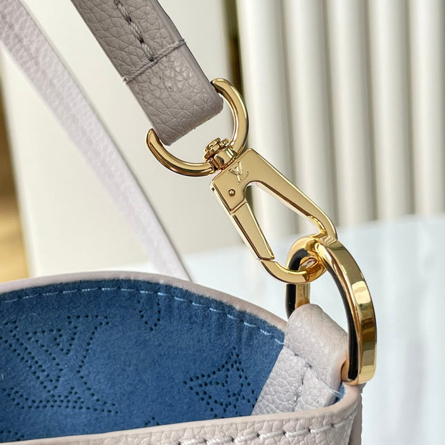 BLOSSOM PM 20 IN BLUME PERFORATED CALFSKIN