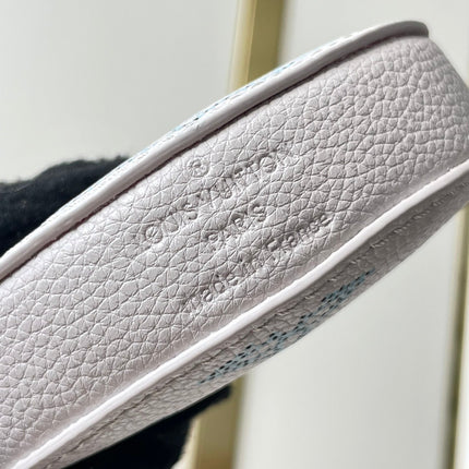 BELLA 22 IN BLUME PERFORATED CALFSKIN GOLD HARDWARE