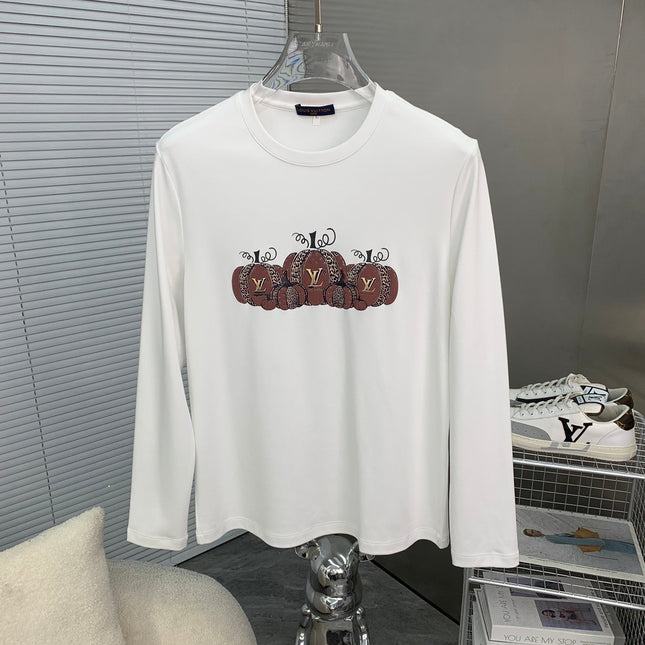 LONG-SLEEVE T-SHIRT BLACK COTTON 239578