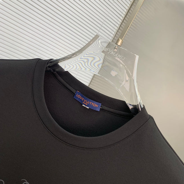 LONG-SLEEVE T-SHIRT BLACK COTTON 239578