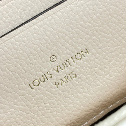 NANO MADELEINE 21 IN CREAM EMBOSSED CALFSKIN GOLD HARDWARE