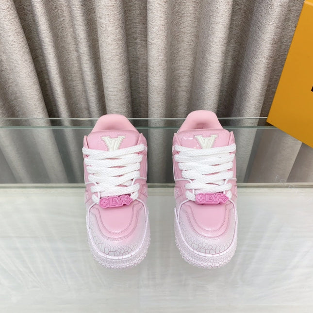 LV TRAINER PANG DING IN BABY PINK CALFSKIN