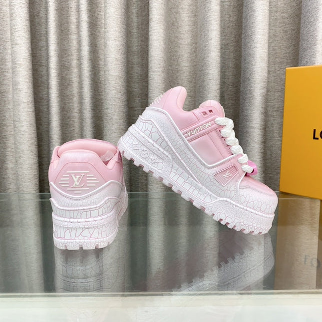 LV TRAINER PANG DING IN BABY PINK CALFSKIN