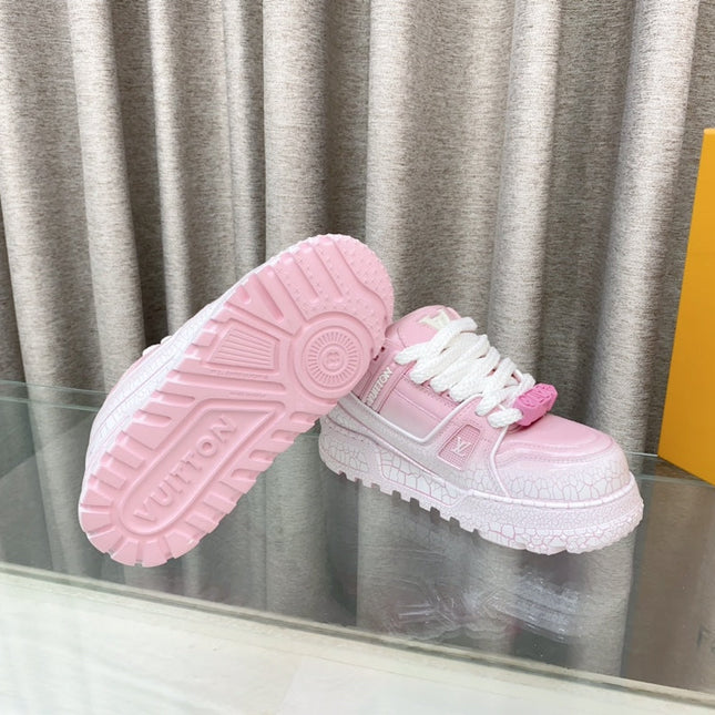 LV TRAINER PANG DING IN BABY PINK CALFSKIN