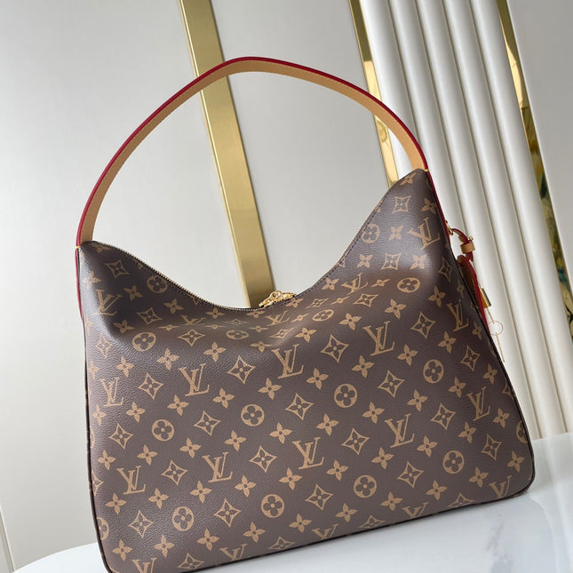SLOUCHY MM 40 IN BROWN MONOGRAM CANVAS